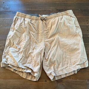 Sonoma Tan Elastic Waist Shorts